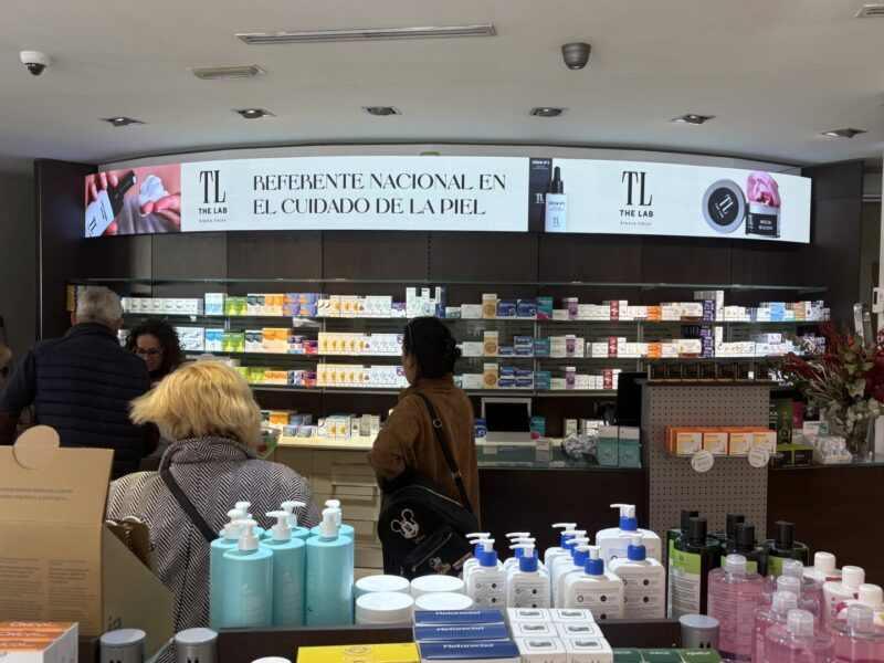 Pantalla LED mostrador circular